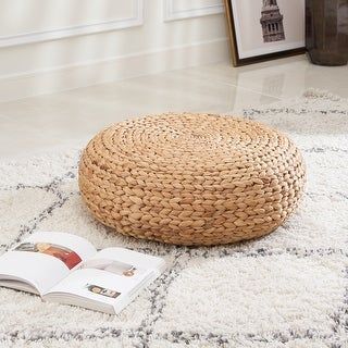 Tatami Floor, Low Seating, Decorative Stand, Accent Stool, Outdoor Ottomans, Small Side Table, Water Hyacinth, Beachcrest Home, Floor Cushion