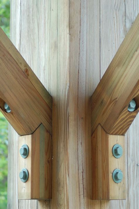 Timber Frame Joinery, Into The Wood, Wooden Posts, Wood Joints, Woodworking Joints, Furniture Table, Diy Holz, Candyland Decorations, Wood Joinery