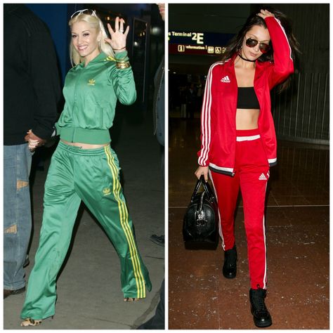 Athleisure: How We Wore the Look in the Early '00s and Now 2000s Fashion Tracksuit, 2000 Sportswear, Early 2000s Athletic Wear, 2000s Athletic Wear, Early 2000s Sweatsuit, 90s Athletic Outfits, Kim Kardashian Tracksuit 2000s, Juicy Tracksuit, Leopard Print Pumps