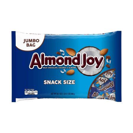 Almond Joy Snack Size Milk Chocolate Coconut & Almond Candy, 20.1 Oz. Almond Joy Brownies, Almond Joys, Candy Bar Recipe, Almond Snack, Homemade Chocolate Bars, Almond Joy Cookies, Almond Chocolate, Coconut Candy, Chocolate Snacks