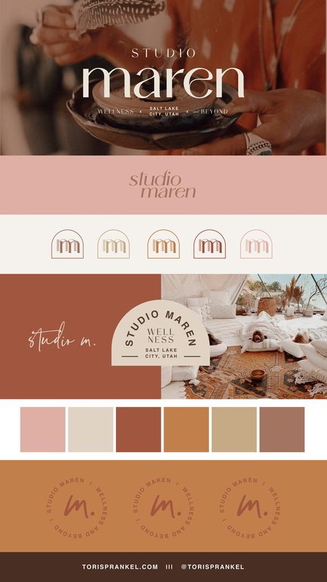 Jewelry Brand Color Palette, Brand Kit Templates Canva, Jewelry Color Palettes, Canva Branding Kit, Graphic Design Personal Branding, Crunchy Mama, Jewelry Logo Design, Retro Logo Design, Font Pairings