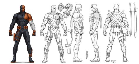 Jason Fabok (@JasonFabok) | Twitter Blender Character, Jason Fabok, Deathstroke The Terminator, Character Turnaround, Dc Comics Heroes, Comic Villains, Western Comics, Character Model Sheet, Character Model