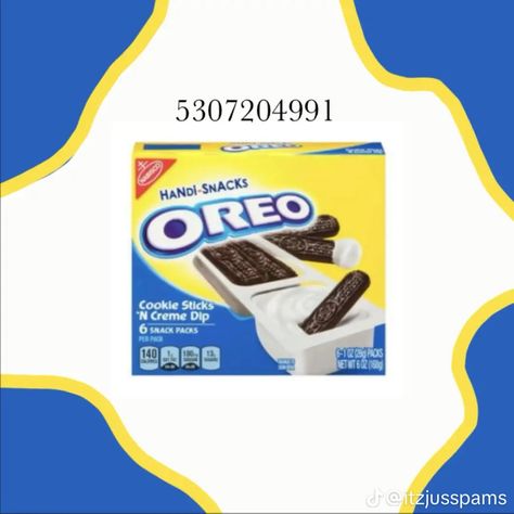 Oreo Decals Bloxburg, Bloxburg Chips Decals, Bloxburg Decals Codes Snacks, Snack Decal Codes Bloxburg, Roblox Snack Decals, Pantry Decal, Bloxburg Food Decals, Bloxburg Decals Codes Aesthetic, House Decals