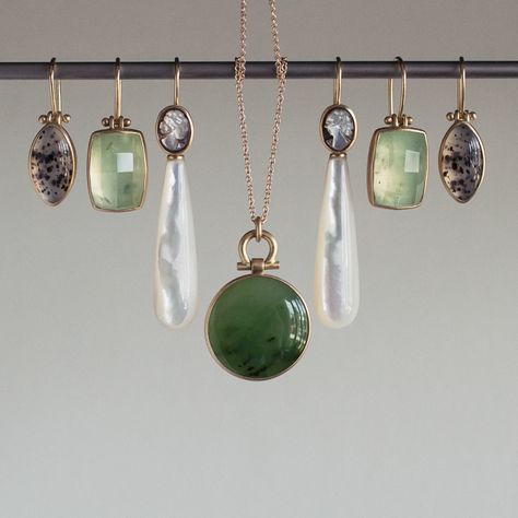 Verde Jade, Mother Mother, Pearl Vintage, Cameo Earrings, Mother Of Pearl Jewelry, Mother Of Pearl Earrings, Montana Agate, Electroformed Jewelry, Agate Earrings