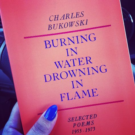 Charles Bukowski, Bukowski, Reading List, In Water, Reading Lists, The Selection, Book Cover, Reading, Water