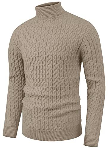 Sailwind Men's Twisted Knitted Turtleneck Sweater Casual Soft Pullover Sweaters for Men Knitted Turtleneck, Mens Turtleneck, Casual Dating, Sweaters For Men, Dapper Gentleman, Turtle Neck Jumper, Cable Knit Jumper, Classic Sweater, Knitted Tops