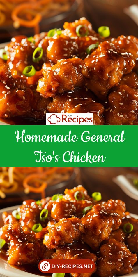 Create restaurant-quality General Tso's Chicken in your kitchen. This step-by-step guide shows you how to achieve that perfect balance of flavors. Homemade General Tso Sauce, Homemade General Tso Chicken, Instant Pot General Tso Chicken Easy, Air Fryer General Tso Chicken Easy, Airfryer General Tso Chicken, Homemade Chinese Food Recipes Chicken General Tso, General Tao Chicken Air Fryer, General Tao Chicken, General Tso Sauce