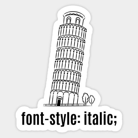 Cool Laptop Stickers, Music Suggestions Instagram Story, Pisa Tower, Funny Laptop Stickers, Adult Stickers, Sticker Design Inspiration, Graphic Design Collection, Cute Laptop Stickers, Graphic Design Business