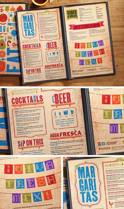 Restaurant Campaign, Mexican Restaurant Menu, Mexican Food Menu, Mexican Graphic Design, Tacos Menu, Mexican Restaurant Design, Mexican Restaurant Decor, Drink Menu Design, Menu Sans Gluten