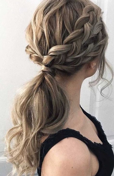 Cute Easy Ponytails, Pretty Ponytails, Cute Ponytail Hairstyles, Ponytail Hairstyles Tutorial, Elegant Ponytail, High Ponytail Hairstyles, Ponytail Hairstyles Easy, Cute Ponytails, Braided Ponytail Hairstyles