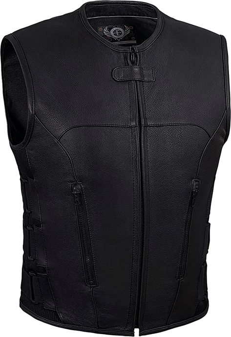 Leather Vest Mens, Casual Groom, Casual Groom Attire, Vest Outfits Men, Dragon Riders, Casual Grooms, Mens Vest Jacket, Swat Team, Motorcycle Vest