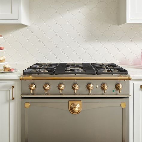 La Conche Range, Le Cornue Range Kitchen, 48” Range, Hallman Range In Kitchen, La Canche Range, La Cornue Kitchen, Italian Range, La Cornue Range, Kitchen Ranges