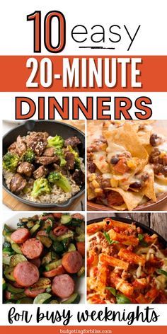 Easy Evening Meals, Cheap Family Dinners, Quick Dinner Recipes Healthy, Easy Fast Dinner Recipes, Fast Easy Dinner, 20 Minute Dinners, Grapevine Tx, Fast Dinner Recipes, Dinner Ideas Healthy