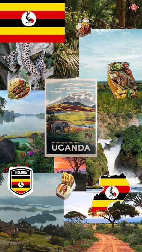 #collage #aesthetic #country #travel #culture #Africa #Kampala #viralpost #UgandanFood Aesthetic Country, Kampala Uganda, Travel Culture, Travel Inspiration Destinations, Gap Year, Africa Travel, Dream Vacations, Vacation Trips, Travel Fun