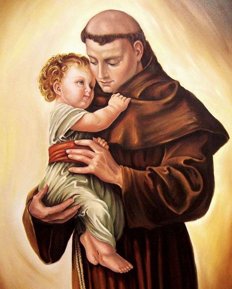 St Anthony Prayer, Saint Antony, Padua Italy, Prayer Garden, Saint Anthony Of Padua, Jesus And Mary Pictures, Christian Images, Easter Images, Saint Anthony