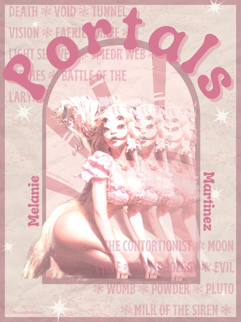 Melanie Martinez Poster, Melanie Martinez, Not Mine, Portal, Pink