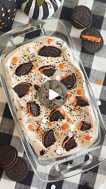 Dee on Instagram: "HOMEMADE HALLOWEEN ICE CREAM🎃🍨

It’s still 110° in Phoenix, so ice cream is the perfect dessert. It’s so simple to make your own ice cream, and you can make it spooky! 

You only need four ingredients (heavy whipping cream, sweetened condensed milk, Halloween Oreos and festive sprinkles) for this no churn ice cream recipe, and it’s so easy to make! The hardest part is letting the ice cream set! 

Everyone will want a scoop of this spooky treat! 

#homemadeicecream #nochurnicecream #icecreamrecipe #nobake #nobakedessert #halloween #halloweenfood #halloweendesserts #halloweenrecipes #halloweenicecream #funfoodforkids #spookyseason #spookytreats #fallrecipes" Halloween Ice Cream, Halloween Oreos, Ice Cream Set, Spooky Treats, No Churn Ice Cream, Oreo Dessert, Homemade Halloween, Ice Cream Desserts, Halloween Desserts