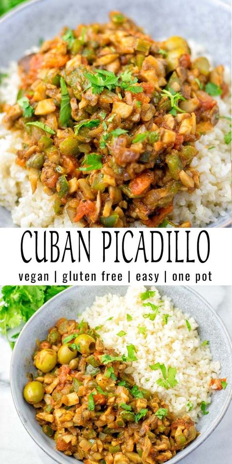 Chicken And Broccoli Meal Prep, Crockpot Meal Prep, Cuban Picadillo, Prep Lunch, Dinner Meal Prep, Dinner Meal, Cuban Recipes, Meal Prep Bowls, Vegan Meal Prep