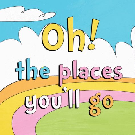 Oh The Places Youll Go Dr Seuss GIF - OhThePlacesYoullGo DrSeuss ClassOf2020 - Discover & Share GIFs Congratulations Gif, Gameday Pin, The Places Youll Go, Pin Ideas, Racial Injustice, Instant Money, College Prep, Class Of 2020, Alma Mater