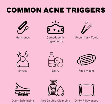 Discover the common acne triggers and their impact on your skincare aesthetics. Learn how to achieve clearer, healthier skin. Skincare Aesthetics, Types Of Acne, Good Skin Tips, Double Cleansing, Clear Skin Tips, Perfect Skin Care Routine, Healthier Skin, Hormonal Acne, Facial Skin Care Routine