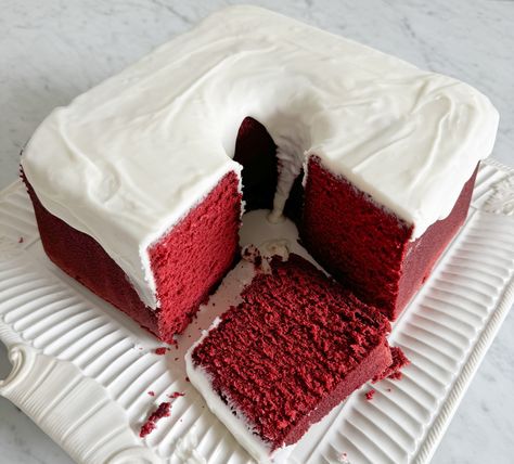 Mile High Red Velvet Pound Cake Red Velvet Honey Bun Cake, Red Velvet Cream Cheese Pound Cake, High Altitude Red Velvet Cake, Mile High Cake, Mile High Cake Recipe, Mile High Pound Cake Recipe, Red Velvet Pound Cake Recipe, Red Velvet Pound Cake, Best Coconut Cake Recipe