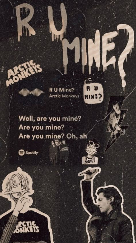 arcticmonkeys# Rock Lyrics Wallpaper, R U Mine Arctic Monkeys, Music Lockscreen, Monkeys Wallpaper, Arctic Monkeys Wallpaper, R U Mine, Iphone Wallpaper Music, Monkey Wallpaper, Future Wallpaper