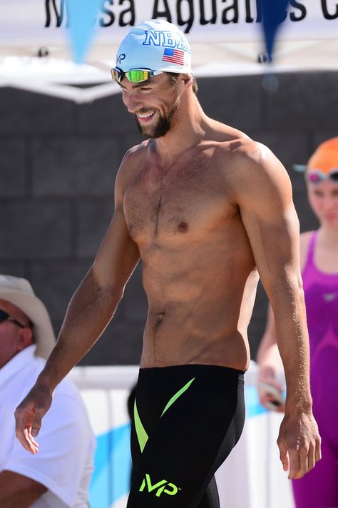 Pin for Later: And Now, a Hefty Dose of Hot Olympic Athletes Michael Phelps Country: USA Sport: Swimming Age: 31 Michael Phelps Body, Male Swimmers, Usa Swimming, Olympic Trials, Olympic Swimmers, Olympic Gymnastics, 남자 몸, Tv Schedule, Michael Phelps