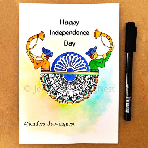 Republic Day Doodle Art, India Mandala Drawing, Independence Day Card Ideas India, Independent Day Poster Drawing, Mandala Art On Independence Day, Independent Day Mandala Art, Independence Day Theme Drawing, 75 Independence Day Drawing, Independence Drawing Ideas