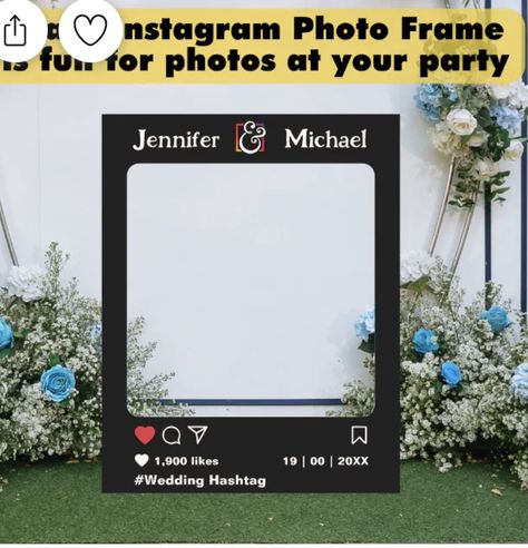 Photo Prop Frame, Wedding Photo Prop, Photo Frame Prop, Instagram Photo Frame, Wedding Photo Props, Foam Board, Photo Prop, Wedding Photo, Elegant Wedding