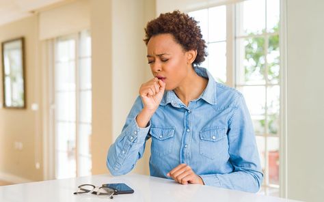 The Surprising Reason Women Might Get Asthma as Adults #asthma #adultasthma #healthtips Productive Cough, Getting Rid Of Gas, Chronic Cough, Difficulty Breathing, Dry Cough, Asthma Symptoms, Cleveland Clinic, Cough Remedies, Natural Home Remedies