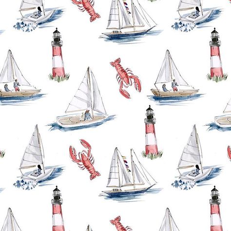 Cute watercolor illustration by Riley Sheehey @cestriley #art #sketch #drawing Riley Sheehey, Cottage Illustration, Coastal Wallpaper, Sailboat Print, Dorm Art, Art Collage Wall, Coastal Wall Art, Beach Print, New Project