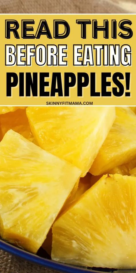 In this post, I’ll share everything you need to know about the benefits and side effects of pineapples. This delicious tropical fruit has a ton of health benefits along with side effects as well. It’s definitely wise to learn all about it if it’s on your menu often. #healthandwellness #nutrition Pineapple For Inflammation, What Does Pineapple Help With, Ginger And Pineapple Benefits, Pineapples Benefit, Is Pineapple Good For You, What Is Pineapple Good For, Pineapple Aesthetic Fruit, Benefits Of Pineapple For Women, Pineapple Drinks Healthy