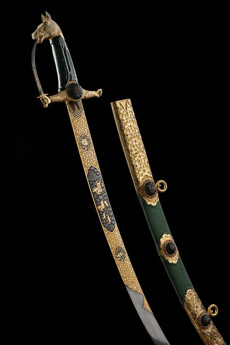 Arab Accessories, Arabian Accessories, Ancient Egyptian Swords, Arabian Culture, Swords Indian, Curved Swords, Turkish Swords Ottoman Empire, Fantasy Blade, Ottoman Dagger