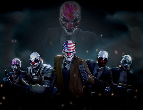 Payday, Payday 2, Chains (Payday), Clover (Payday), Dallas (Payday) HD wallpaper Hoxton Payday, Payday 2 Chains, Payday Wolf, Payday The Heist, Payday 3, Payday 2, Rare Gallery Wallpaper, Desktop Background Images, I Love Games