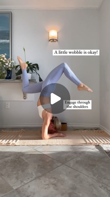 2,485 likes, 127 comments - charlottesweb.yoga on July 16, 2024: "This is becoming a theme 😅 yes my leggings are inside out 😂 my apologies to @bypavoi -the leggings are beautiful, even backwards. See the full set in my other reels! But back to video 💛 Mastering forearm stand at home! Learn how to push off the wall for the perfect Pincha pose with this step-by-step tutorial. Improve your flexibility, and boost your strength with these yoga tips. Whether you’re an athlete who’s looking to ge Pincha Pose, Forearm Stand, My Apologies, Trying New Things, Yoga Tips, July 16, Body Image, Yoga Teacher, Off The Wall