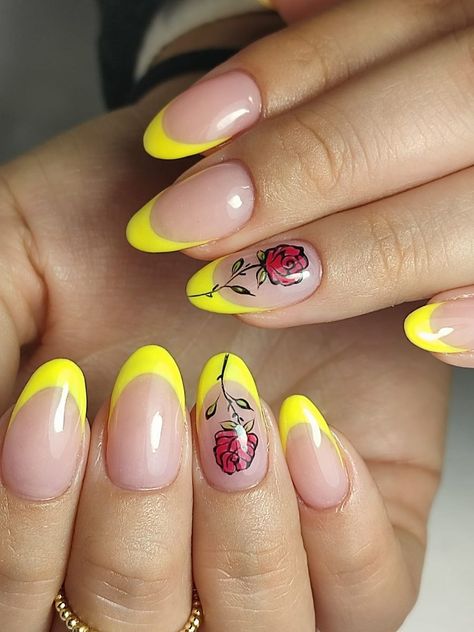 "Disney Beauty and the Beast Nail Art Tutorial | Easy & Magical Designs #NailArtInspiration #BeautyAndTheBeast #DisneyNails #SimpleNailArt" Beauty And Beast Nail Ideas, Disney Beauty And The Beast Nails, Nails Inspired By Movies, Princess Disney Nails, Pixar Nail Designs, Disney Nails Princess, Disney Nails Acrylic Simple, Up Nails Disney, Beauty And The Beast Nails Designs