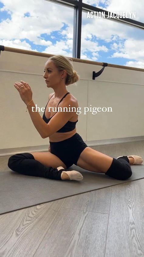 The Running Pigeon | Hip Opening Move | Barre Workout | Action Jacquelyn in 2022 | Workout videos, Flexibility workout, Fitness workout for women Running Pigeon, Workout Summer Body, Action Jacquelyn, Barre Workouts, Workout Summer, Workouts Yoga, Summer Body Workouts, Workout For Women, Hip Stretches