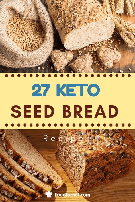 Keto Bread Recipes For Bread Machine, Keri Bread Recipes, Keto Seed Bread, Keto Rye Bread Recipes, Keto Flaxseed Bread Recipes, Sunflower Keto Bread, Keto At Panera Bread, Bread Recipe For Diabetics, Keto Seeded Bread Recipes