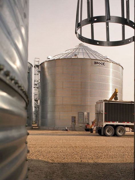 Rural Cybercore, Grain Dryer, Farm Storage, Sweet Potato Leaves, Grain Bins, Grain Elevators, Physics Notes, Farm Business, Grain Storage