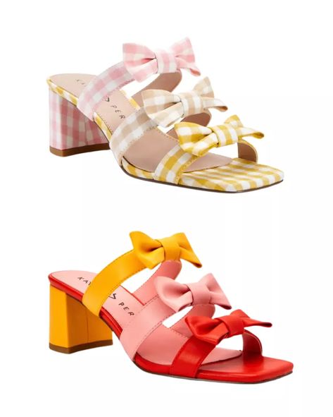 Katy Perry The Bow Sandal curated on LTK Bow Sandals For Summer, Pink Beach Sandals With Bow, Katy Perry Shoes Collection, Synthetic Slip-on Sandals With Bow, Slip-on Synthetic Sandals With Bow Detail, Bow Sandals, Spring Shoes, Katy Perry, Sandals