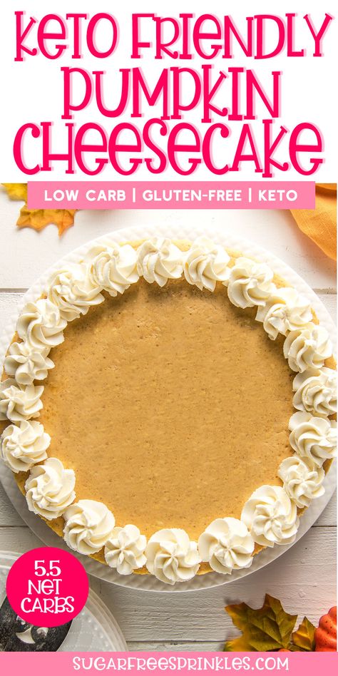 Keto Cheesecakes, Low Carb Pumpkin Cheesecake, Low Carb Cheesecake Recipe, Cheesecake Muffins, Keto Baking, Pumpkin Cheesecake Recipes, Low Carb Muffins, Low Carb Cheesecake, Keto Sweets