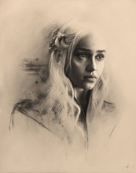 Daenerys Tattoo Ideas, Daenerys Tattoo Design, Minimal Portrait Tattoo, Dot Shading, Daenerys Book Art, Portrait Tattoo Design, Micro Realism Portrait Tattoo, Micro Realism, Tattoo Practice Skin