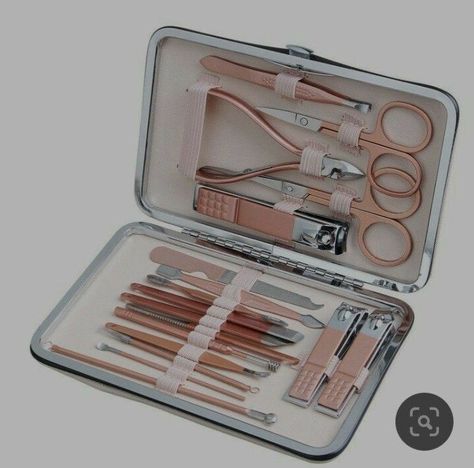 Desain Pantry, Pedicure Kit, Manicure Kit, Manicure Set, روتين العناية بالبشرة, Grooming Kit, Grooming Tools, Nail Kit, Nail Tools