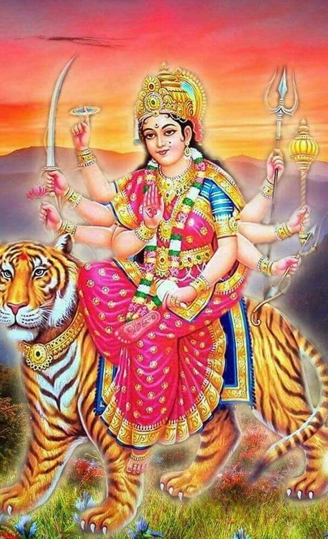 Beautiful Maa Durga Ji Ka Photo Download | Durga Ji Ka Image Kanaka Durga Devi, Jay Ambe, Shakti Maa, Vishnu Krishna, Corian Design, Hindu Goddesses, Ambe Maa, Lord Durga, Maa Durga Photo