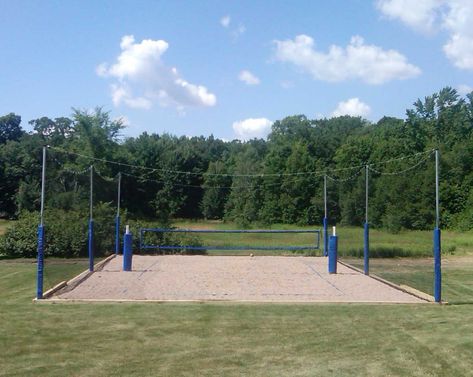 Diy Sand Volleyball Court, Articles Examples, Volleyball Court Backyard, Backyard Volleyball, Teja Reddy, Volly Ball, Outdoor Sports Court, Volleyball Backgrounds, Backyard Entertainment