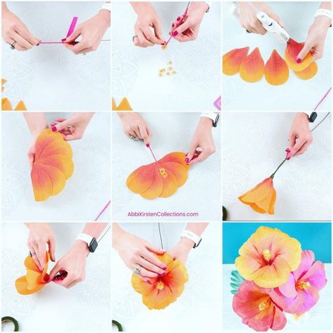 How To Make Paper Flowers Videos, Giant Paper Flowers Template, Crepe Paper Flowers Diy, Paper Rose Template, Diy Fleur, Neli Quilling, Săpunuri Handmade, Paper Flower Patterns, Paper Peonies