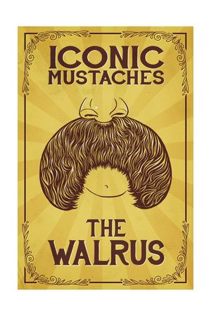 Art.com Walrus Art, Walrus Mustache, Moustaches, Stock Art, Art Wall Art, Print Store, Cool Posters, Wood Metal, Big Canvas Art