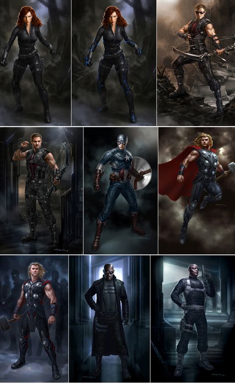 Avengers Concept Art, Mcu Concept Art, Batman Concept Art, Avengers Games, Black Widow And Hulk, Marvel Concept Art, Batman Concept, Android Wallpaper Dark, Andy Park