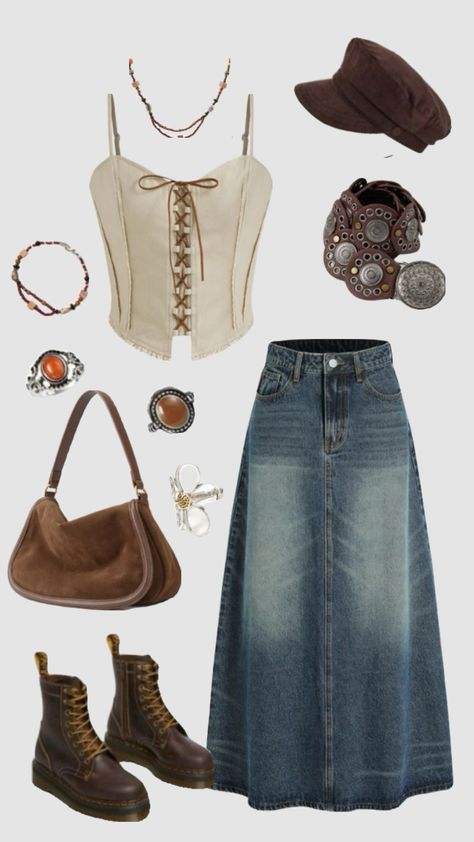 Boho outfit #outfitinspo #boho Boho Basics Wardrobe, Aesthetic Boho Outfits, Boho Outfits Aesthetic, Boho Aesthetic Outfit, 20 Year Old Girl, Vintage Aesthetic Outfits, Aesthetic Boho, 20 Year Old, Boho Outfit