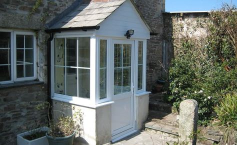 Porch Designs Uk, Upvc Porches, Sofa Design Ideas, Porch Extension, Window Solutions, Porch Canopy, Decorations For Living Room, Exterior House Remodel, Sofa Style